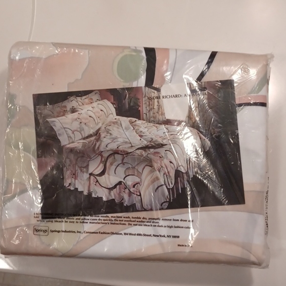 Springmaid "Anastasia" Vintage Double Sheet Set - Picture 7 of 7